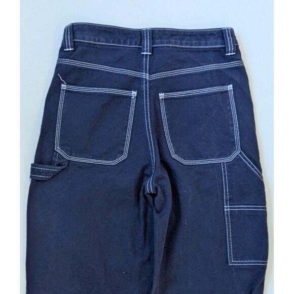 Aritzia TNA Admiral Dark Blue Greenwich Pant High-Rise Carpenter Jeans Size 2 - Picture 7 of 14